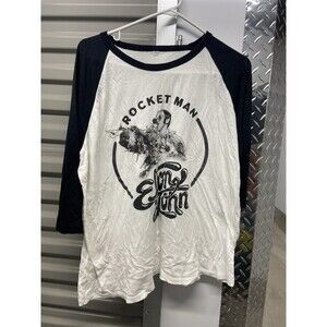 Elton Jhon Tour 2019 T Shirt Long Sleeve Rocket Man Size Large